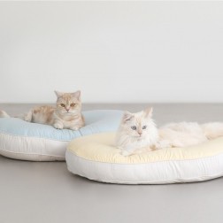 [홈랩] 기절 댕냥 도넛쿠션 (역방쿠)
