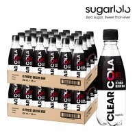 [인테이크][슈가로로] 톡쏘는 짜릿함! 무설탕 제로 스파클링 클리어 콜라(350mlx48병)