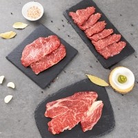 [한성가횡성한우]정품 횡성한우 1++등급 명품프리미엄 구이세트 3호 2.1kg(등심 700g,채끝등심 700g,특수부위 700g)